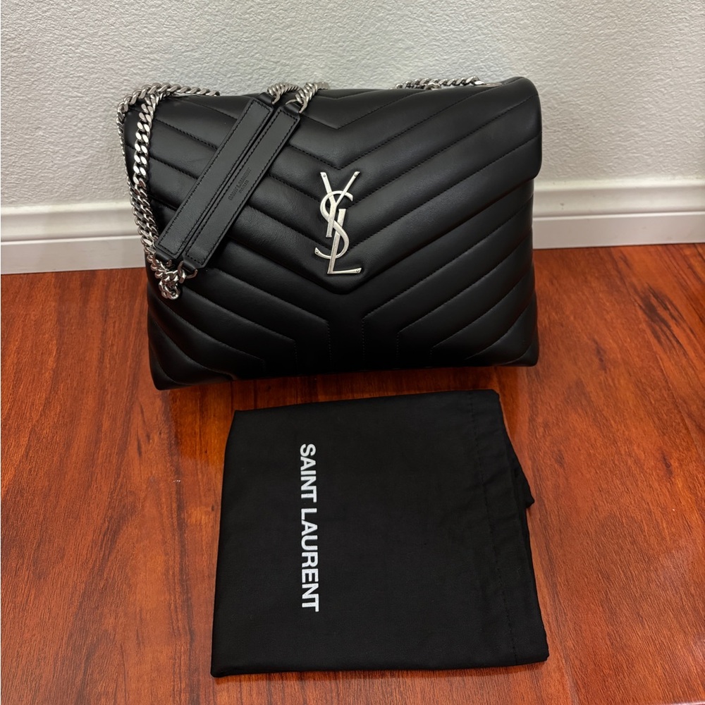 Saint Laurent Loulou Medium in Quilted Leather